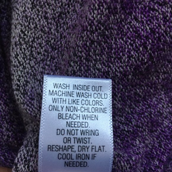 Croft & Barrow Women's Plus Lavender Pink Boatneck Space-Dye Light Knit Sweater - Picture 10 of 15